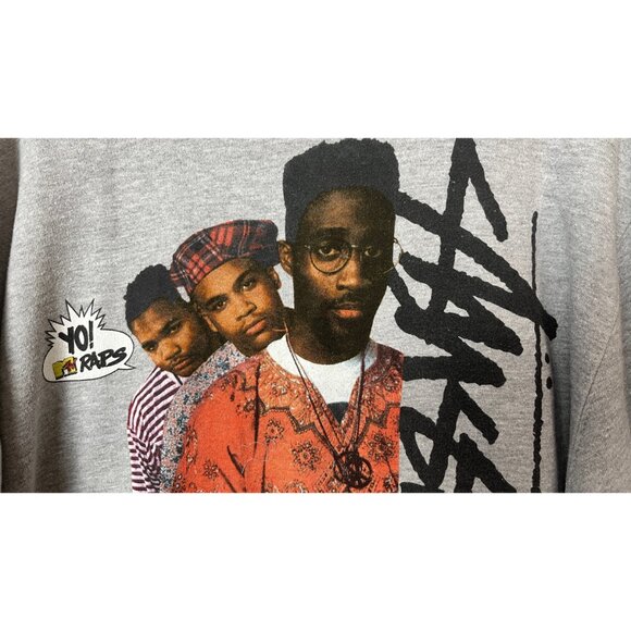 STUSSY X  DE LA SOL X YO MTV RAPS CREWNECK XL - Picture 4 of 11